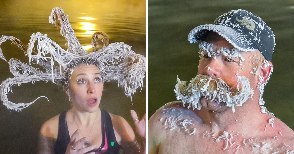 Canadians Compete for a Best Frozen Hairdo Award, and Here Are the 20 Best Shots of It Canadians Compete for a Best Frozen Hairdo Award, and Here Are the 20 Best Shots of It