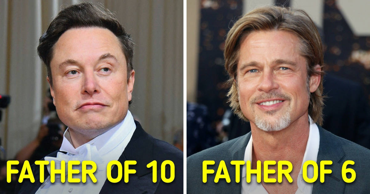 8 Celeb Fathers Who Have the Biggest Families