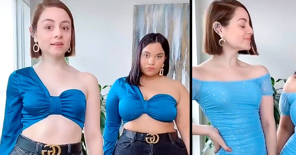 33 Times These Two Friends Proved The Same Outfits Can Look Great On  Different Body Types