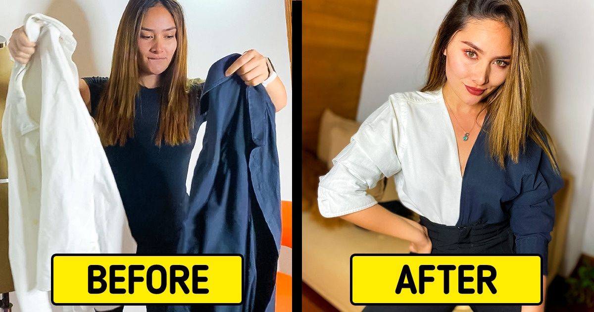 A Girl Transforms Outdated Clothes Into Fashionable Pieces That We Want to Wear Right Now A Girl Transforms Outdated Clothes Into Fashionable Pieces That We Want to Wear Right Now