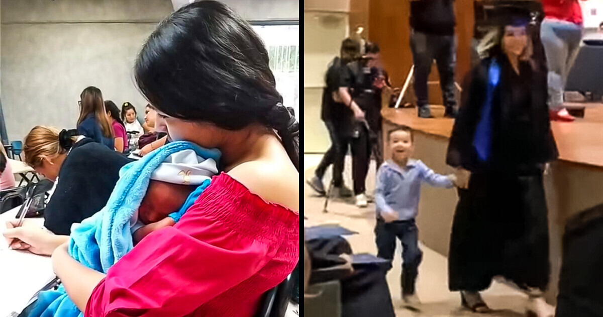 The Story of a Mother and Her Newborn Baby Who Started and Graduated College Together The Story of a Mother and Her Newborn Baby Who Started and Graduated College Together