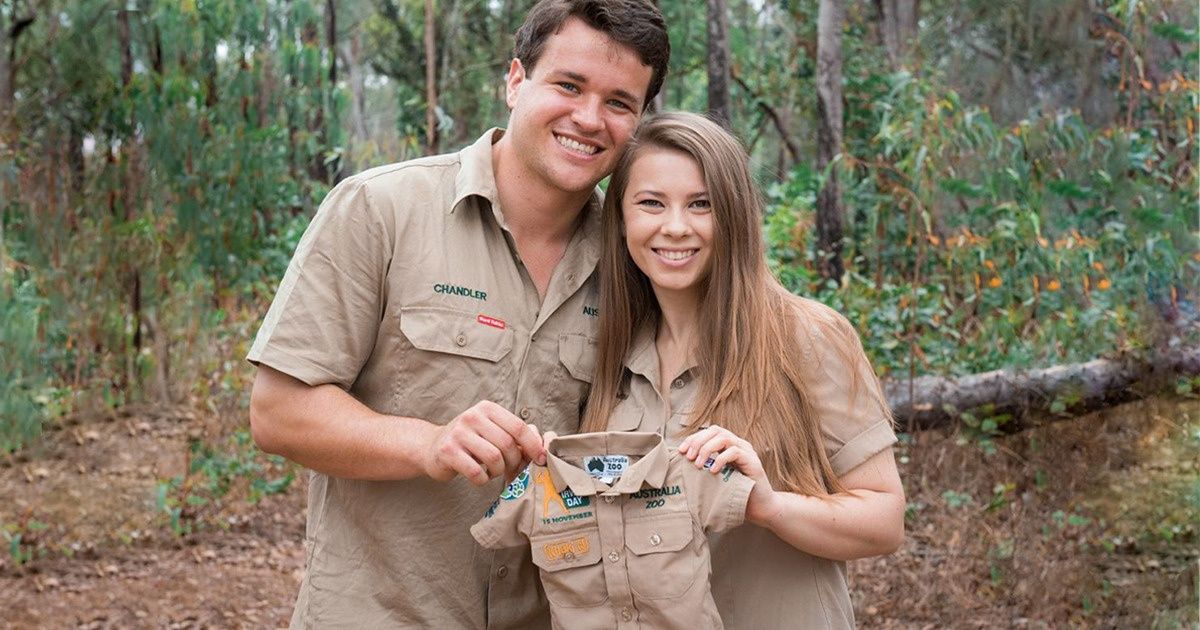 Baby Irwin Is on the Way, and They Already Have a Tiny Khaki Zoo Shirt Ready to Go