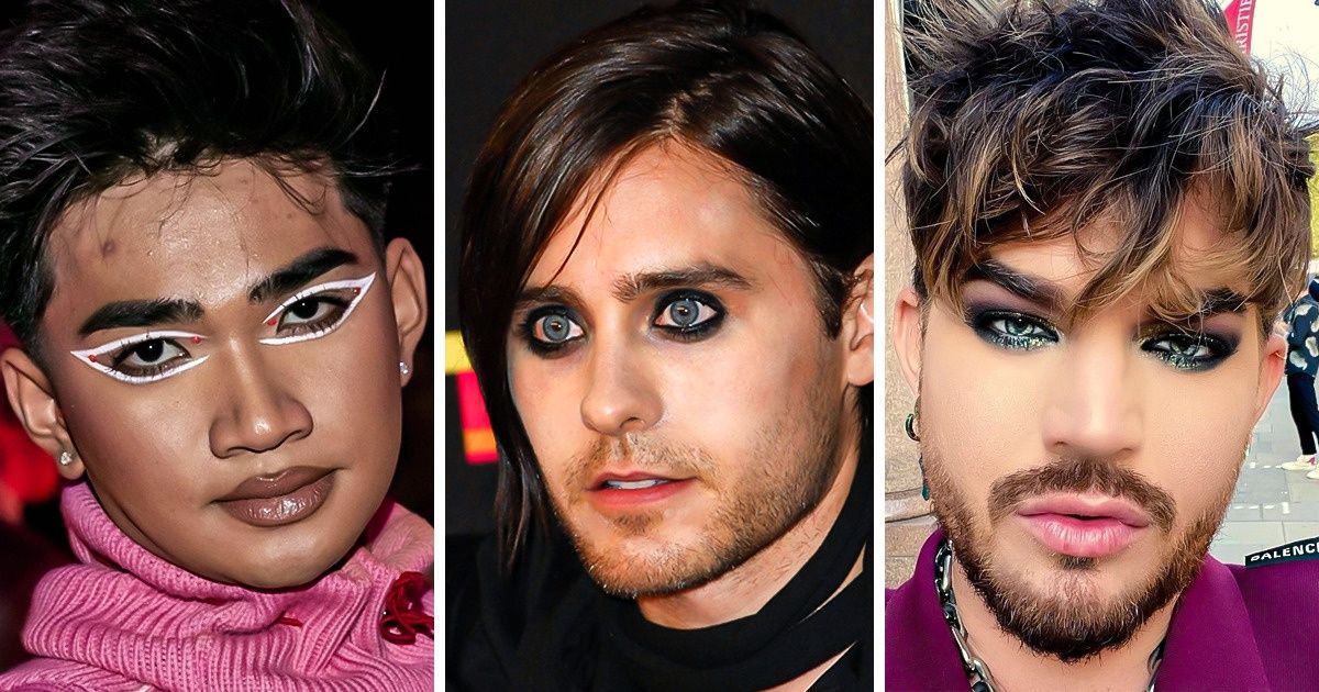 14 Male Celebs That Showed Us Makeup Is “One Size Fits All” / Bright Side