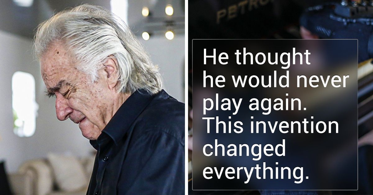 A Special Invention Helped Reunite an 80-Year-Old Injured Musician with Piano After 20 Years