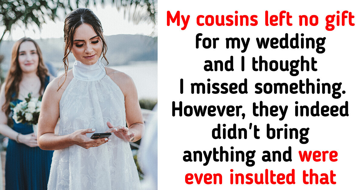 My Cousins Came to My Wedding With Their Uninvited Kids and Left No Gift