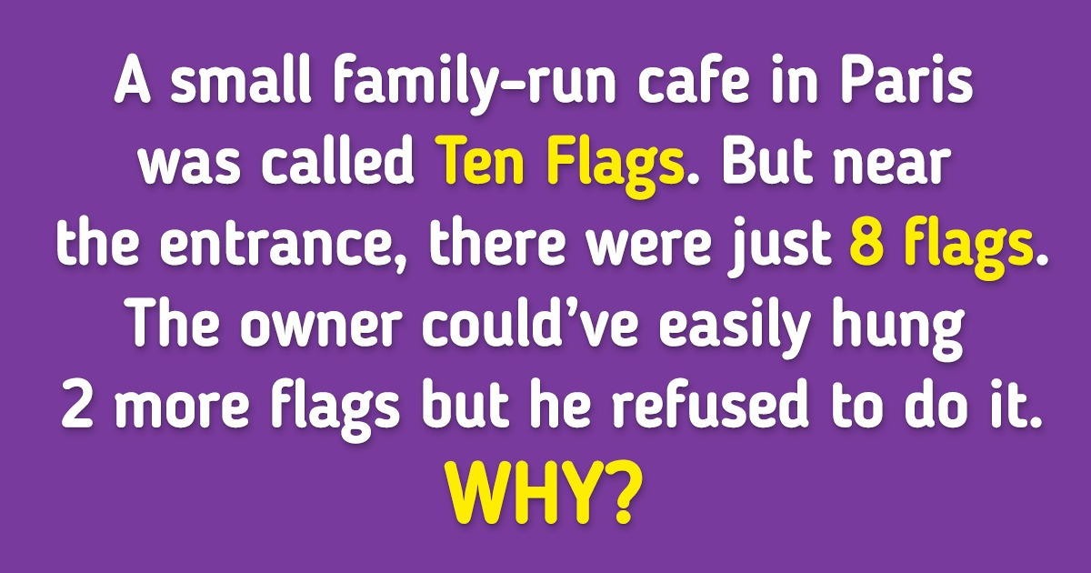 10 Tricky Riddles That’ll Make You Sit Down and Ponder