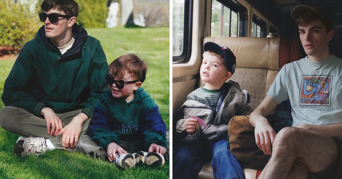 A Photographer Travelled Back in Time to His Childhood Years With a Little Help of Photoshop