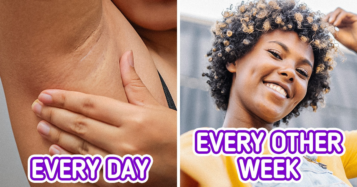 How Often You Should Wash Different Body Parts, According to Science