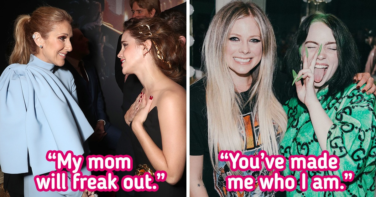13 Celebrities Who Met Their Idols and Became the Happiest People on Earth