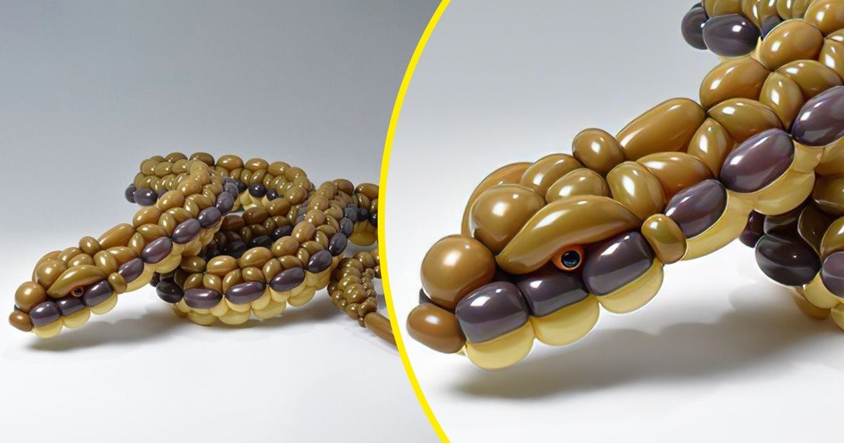 An Artist Makes the Most Unexpected Sculptures Using Only Balloons