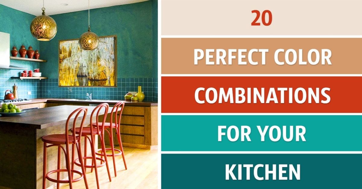 20 perfect color combinations to brighten up your kitchen