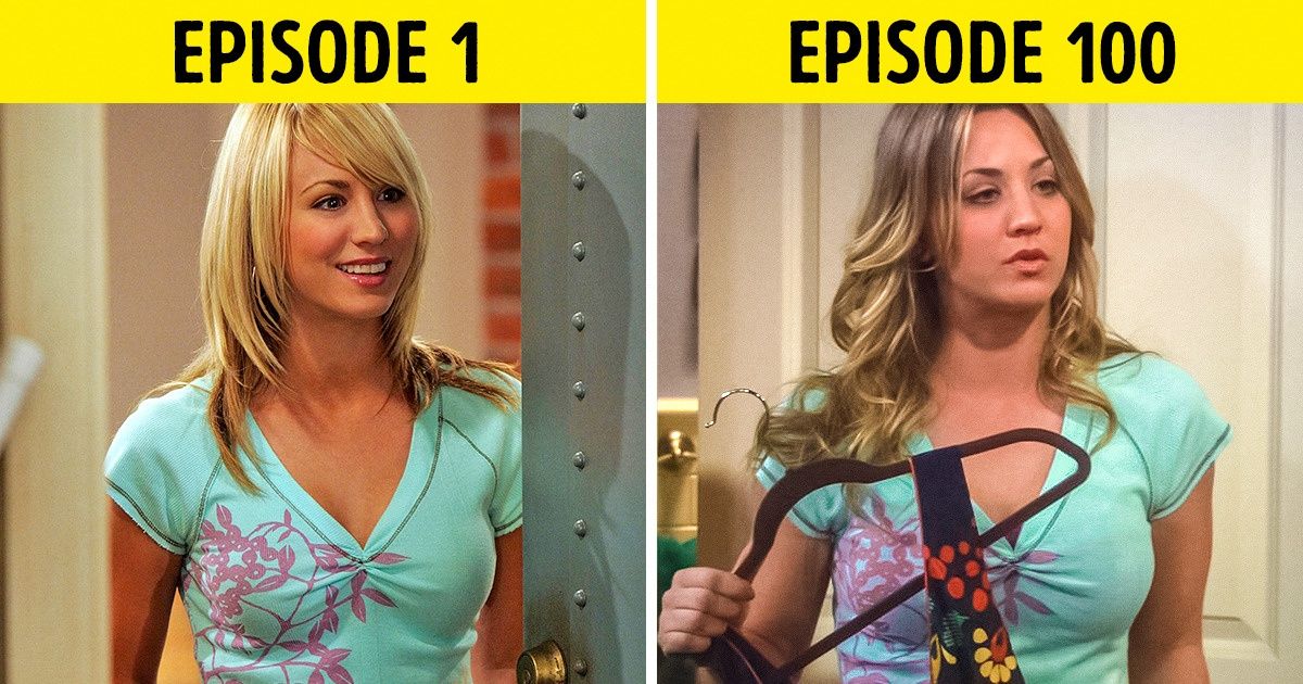 15 Facts About The Big Bang Theory Even The Most Devoted Fans May Not Know About Penny's teal striped trim shirt on the big bang theory. 15 facts about the big bang theory