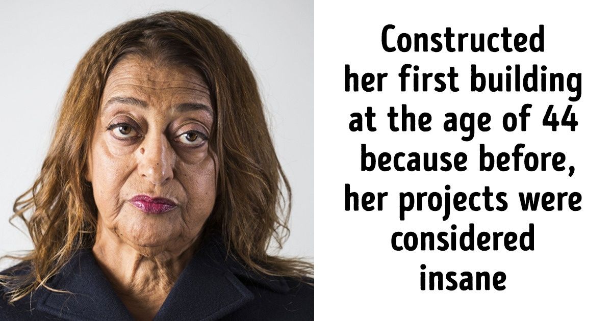 How Zaha Hadid, Who Nobody Had Faith In, Became The Mozart Of Architecture  / Bright Side