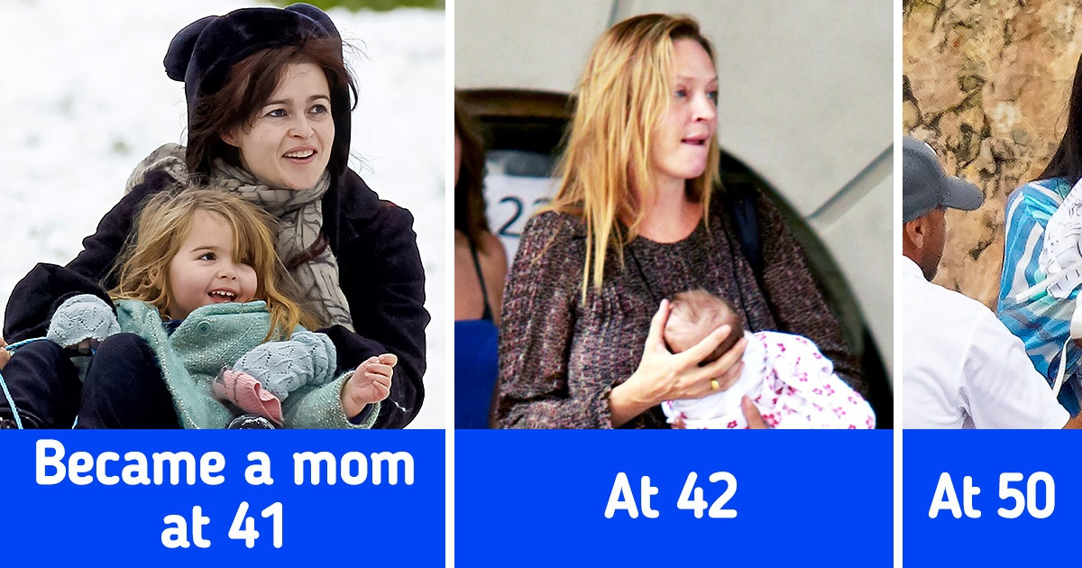 11 Celebrities That Didn’t Care About Stereotypes and Became Moms After 40