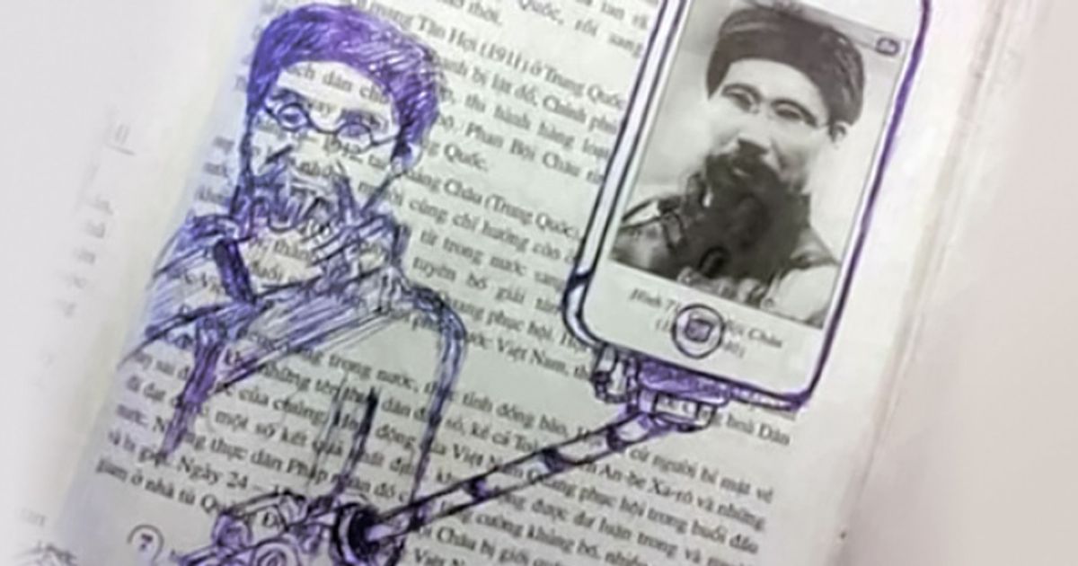 16 Textbook Masterpieces Drawn by Bored Students