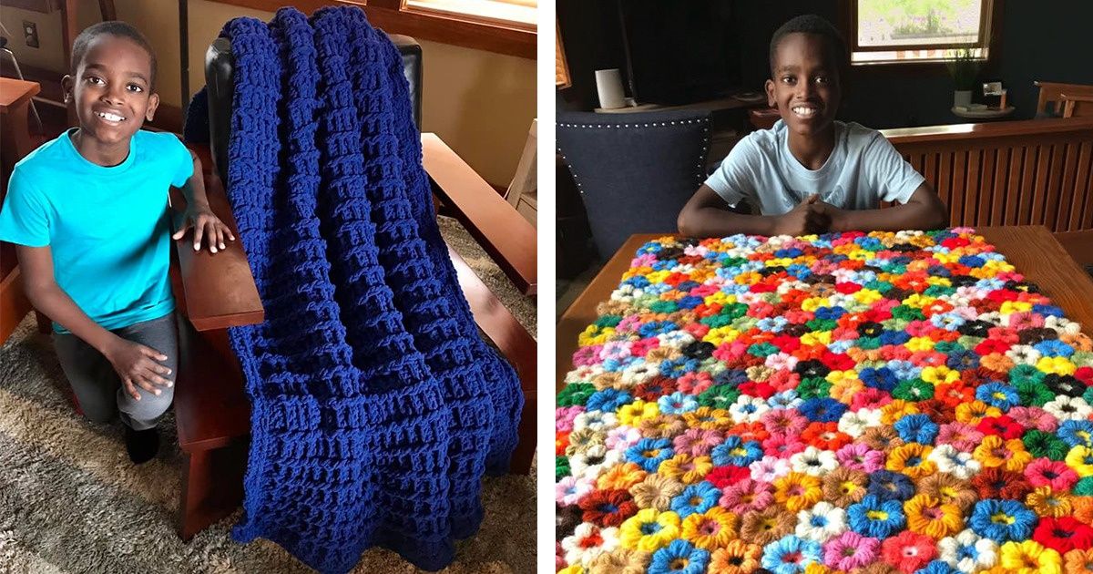 11-Year-Old Jonah Is a Crochet Master Who Uses His Talent to Raise Money for Charity 11-Year-Old Jonah Is a Crochet Master Who Uses His Talent to Raise Money for Charity