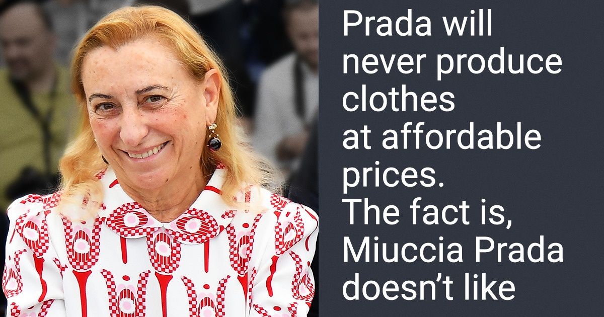 20+ Facts About Miuccia Prada That Explain Why Her Brand Is So Loved by  Fashion Gurus / Bright Side