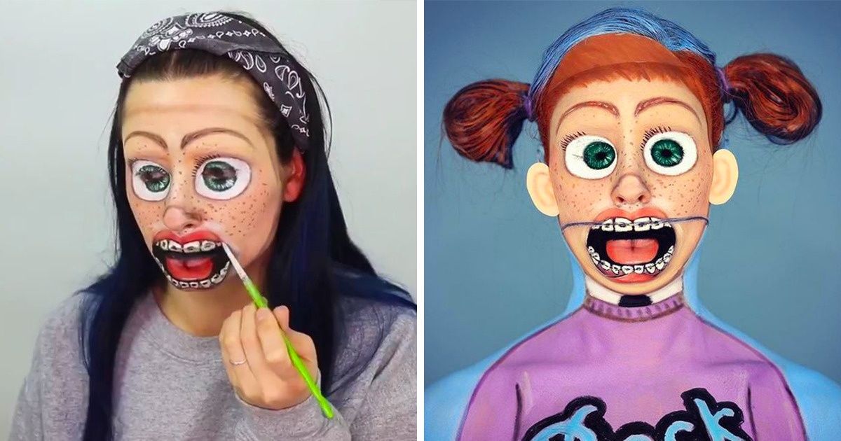 A Talented Makeup Artist Turns Herself Into Cartoon Characters, and We  Can't Get Enough