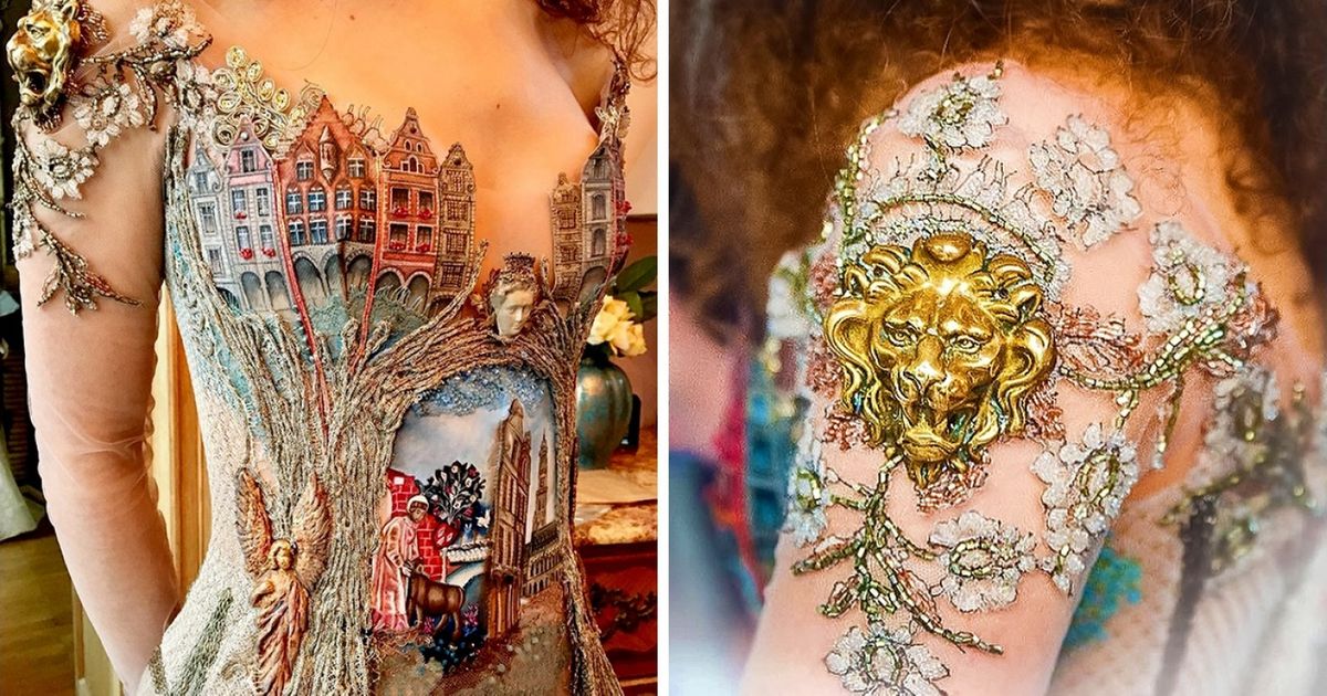 Designer From France Makes Unbelievable Dresses That Look Like They Are From Fairy Tales