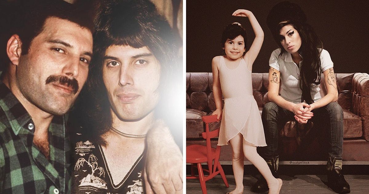 An Artist Imagines How Celebrities Would Meet Their Younger Selves, and It’s Really Moving An Artist Imagines How Celebrities Would Meet Their Younger Selves, and It’s Really Moving
