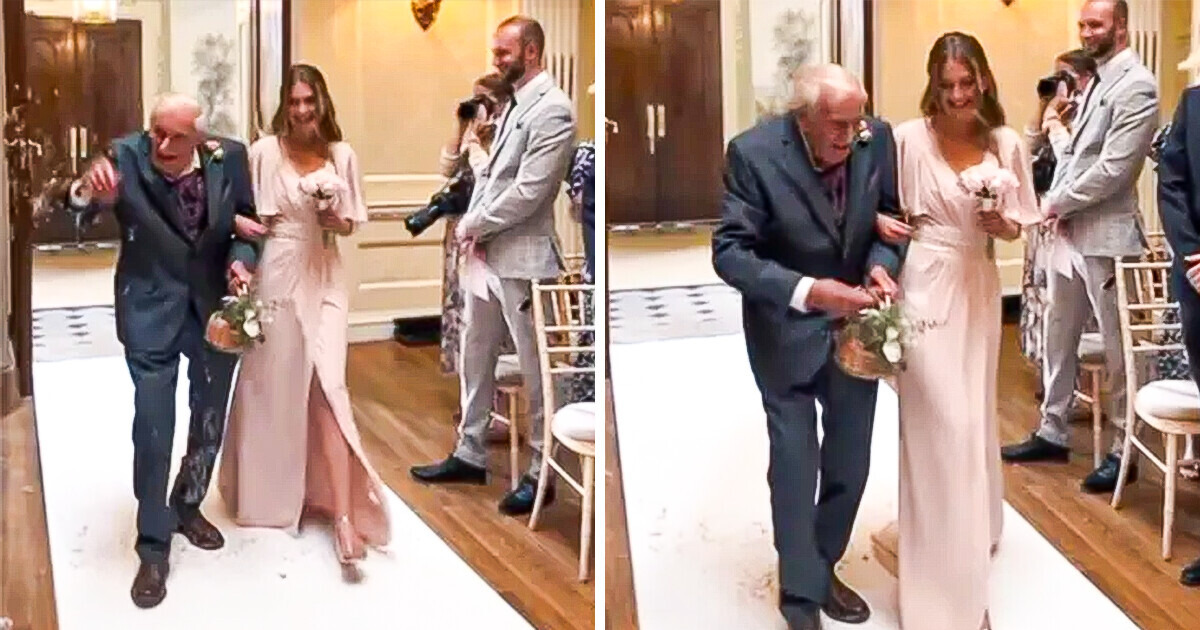 95-Year-Old Battles for Life to Fulfill Promise of Becoming Bride’s “Flower Grandpa”