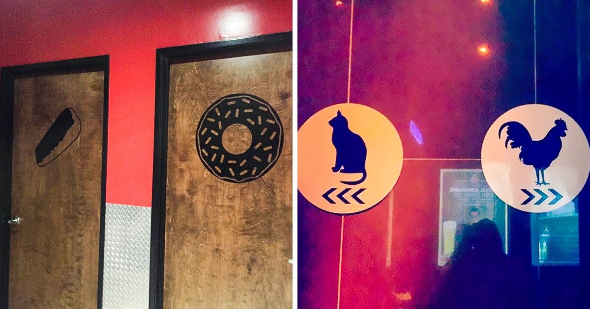 25+ Clever Bathroom Signs That Show Their Owners’ Creativity (Warning