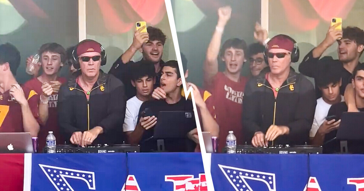 A Video of Will Ferrell DJing as a Surprise at His Son’s Frat Party Goes Viral