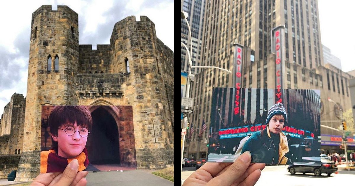 A Girl Finds the Actual Locations of Iconic Movie Shots and Gives Them a Second Life A Girl Finds the Actual Locations of Iconic Movie Shots and Gives Them a Second Life