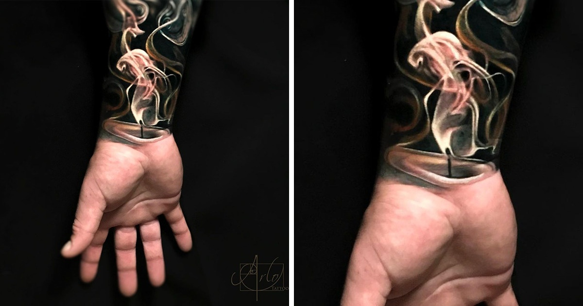 Candle Tattoo Design A Symbol Of Light Faith And Wisdom