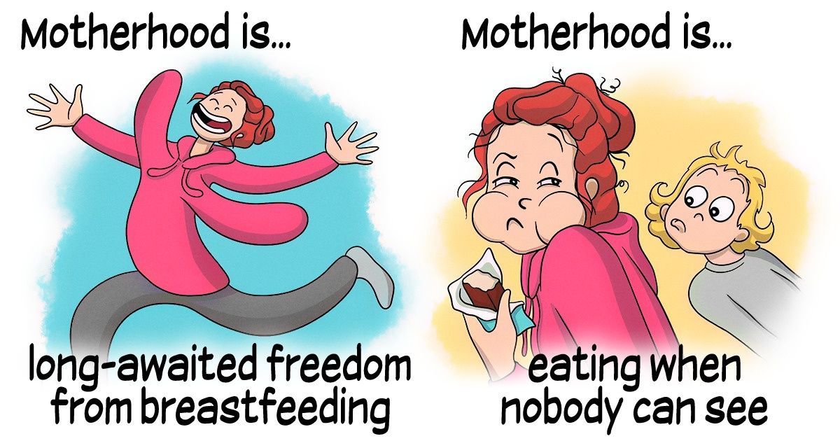 A Mom Draws “Love is...” Inspired Comics About Parenthood, and We Can’t Help but Nod in Agreement