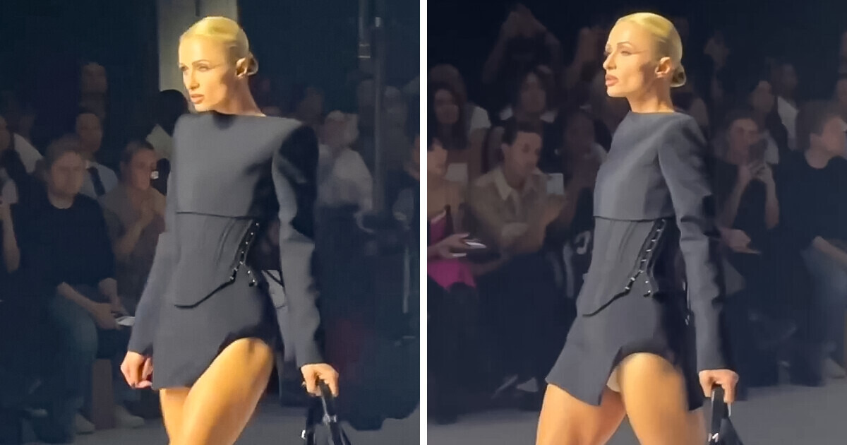 Paris Hilton Gets Mocked for Her Runway Walk, «So Awkward» Paris Hilton Gets Mocked for Her Runway Walk, «So Awkward»