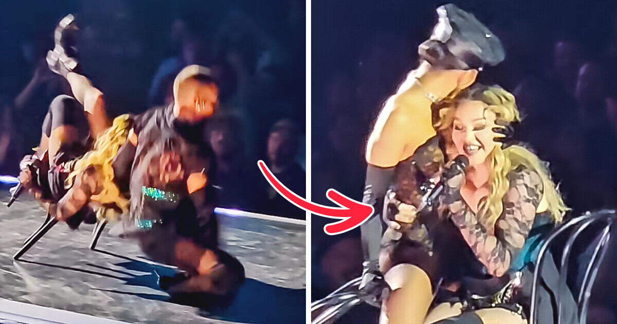 Madonna’s Chair Stunt Mishap Got Mixed Reactions on How She Handled It ...