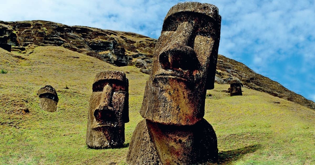 Do you know what’s hidden beneath the Easter Island Heads?