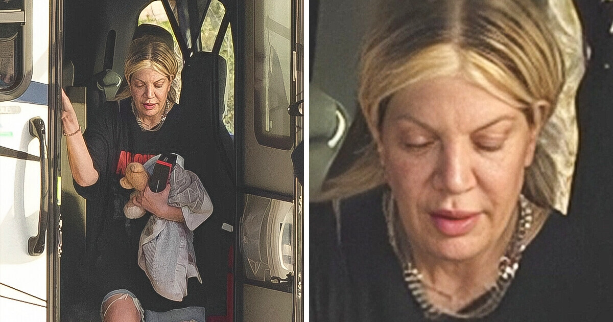Why Tori Spelling With Kids Has to Live in Cheap Motels and Vehicles Why Tori Spelling With Kids Has to Live in Cheap Motels and Vehicles