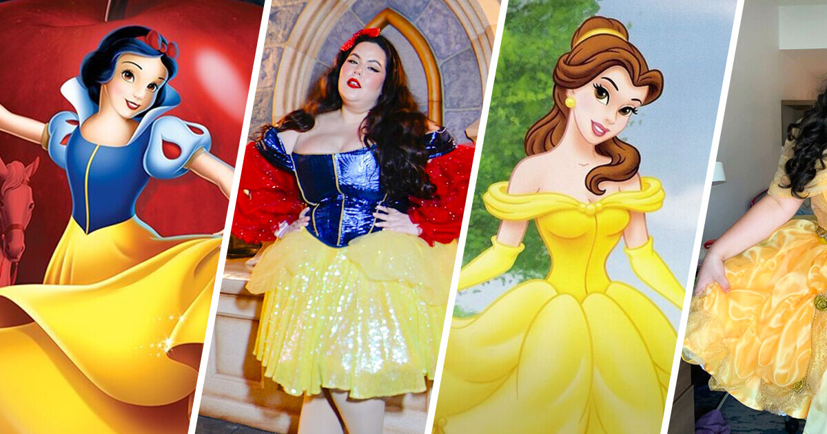 A Plus-Size Artist Redesigns Disney Outfits to Celebrate Realistic Body Types A Plus-Size Artist Redesigns Disney Outfits to Celebrate Realistic Body Types