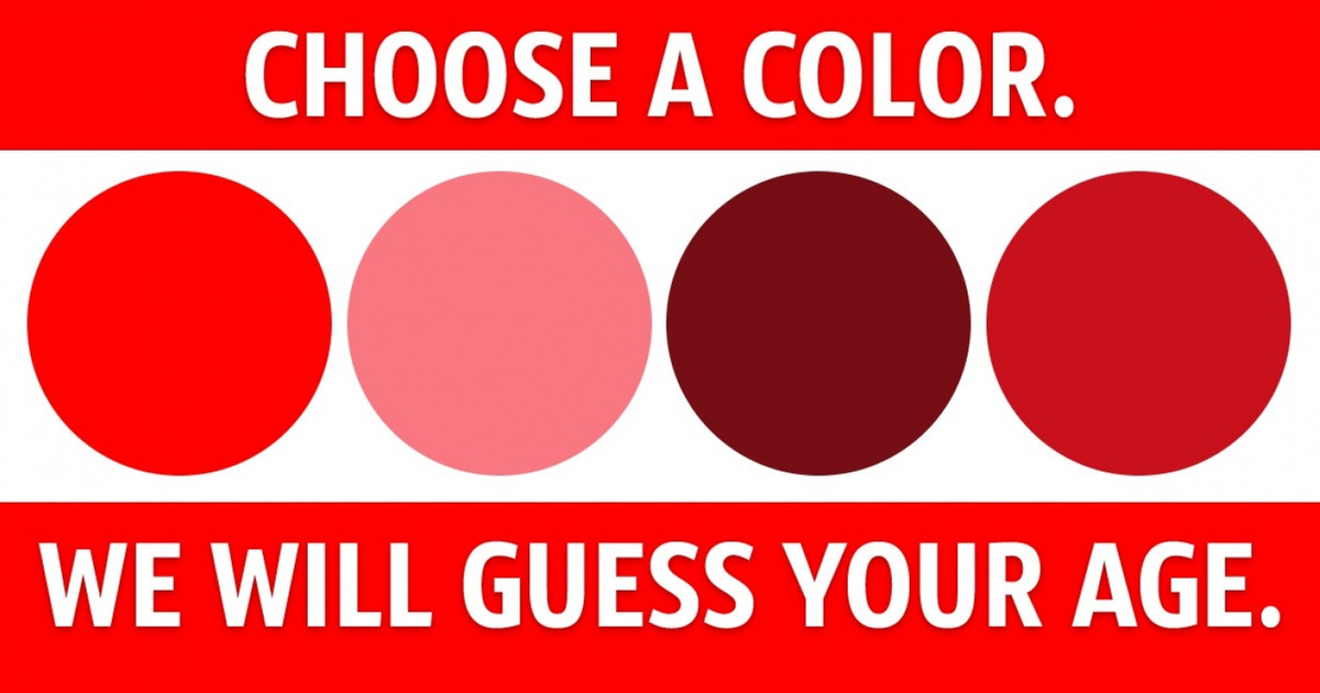 at tilbagetrække Tage af Duftende A Color Test That Can Tell Your Mental Age / Bright Side