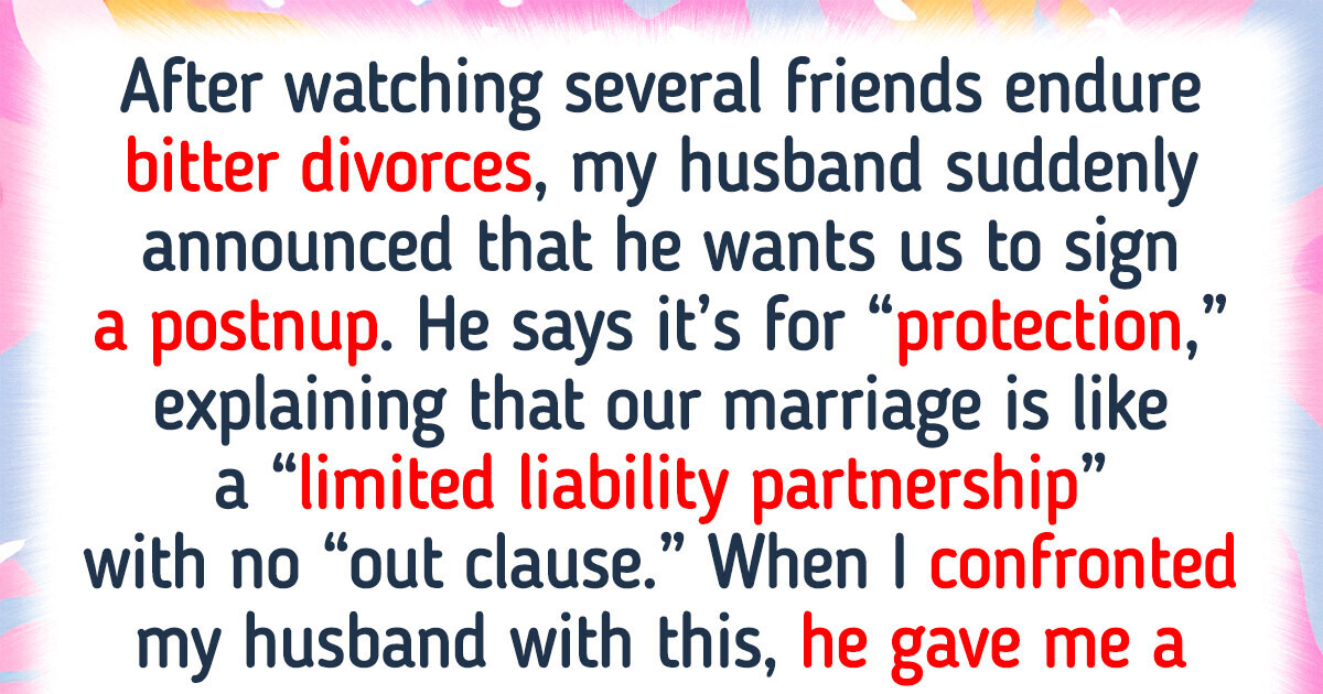 My Husband’s Unexpected Demand Is Pushing Our Marriage to the Brink My Husband’s Unexpected Demand Is Pushing Our Marriage to the Brink