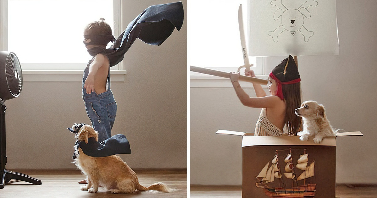 22 Tender Pics of a Little Girl and a Rescue Dog That Take Us to a Fairytale World 22 Tender Pics of a Little Girl and a Rescue Dog That Take Us to a Fairytale World