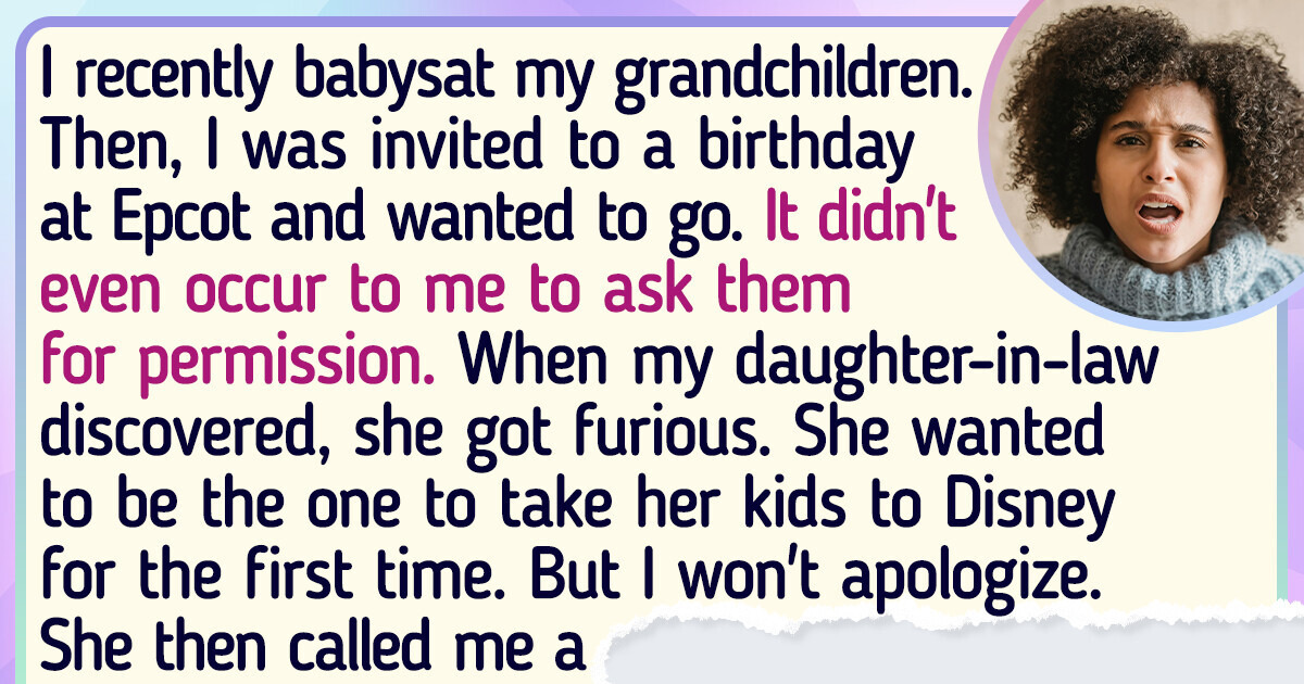 I Took My Grandkids to Disney for the First Time and My Daughter-In-Law Freaked Out