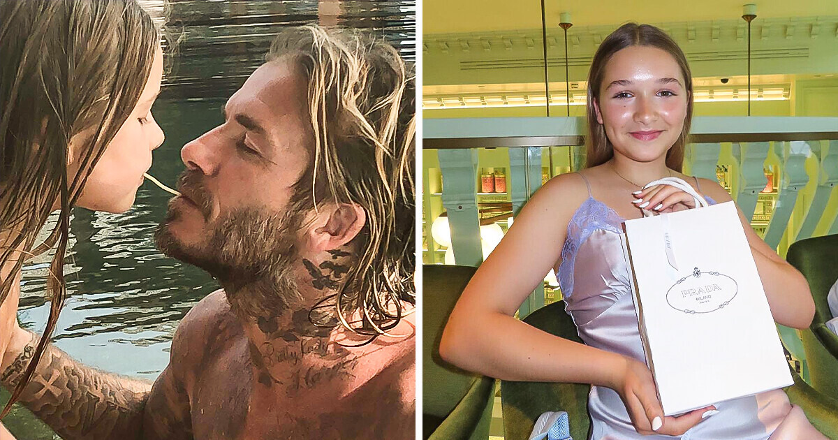 “Just a Little Spoiled Girl”, David Beckham Faces Backlash for Getting His Daughter a $2800 Bag, Yet He Can’t Say “No” to Her