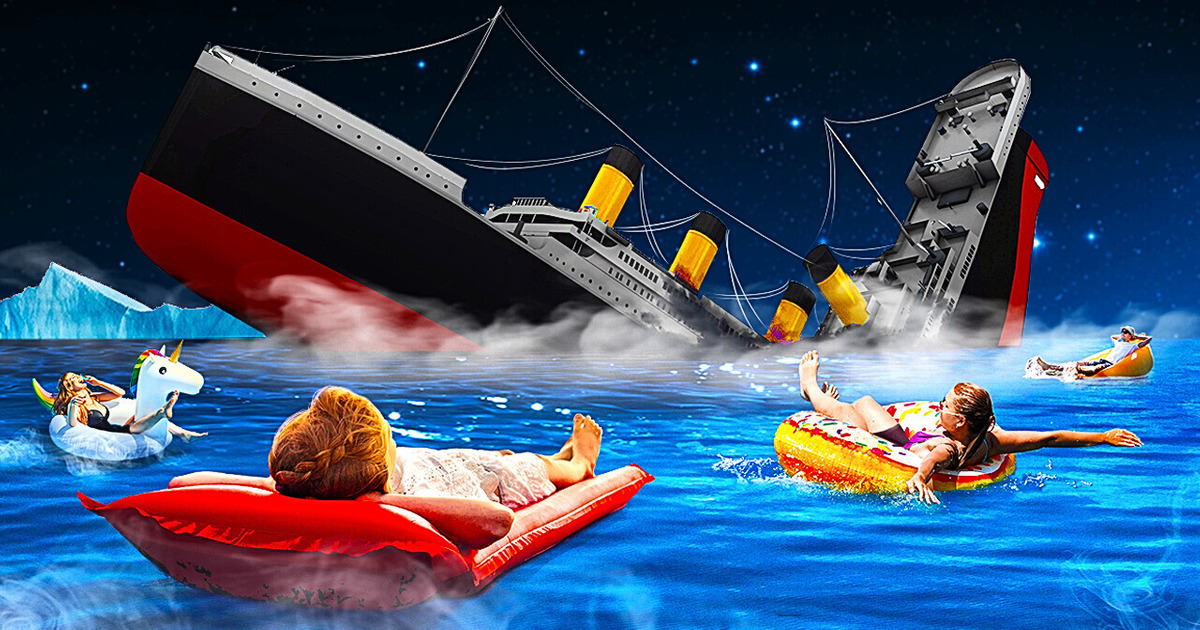 What If Titanic Sank in 110 Degrees Warm Water / Bright Side