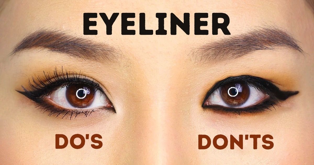 How to Apply Eyeliner Perfectly Based On Your Eye Shape
