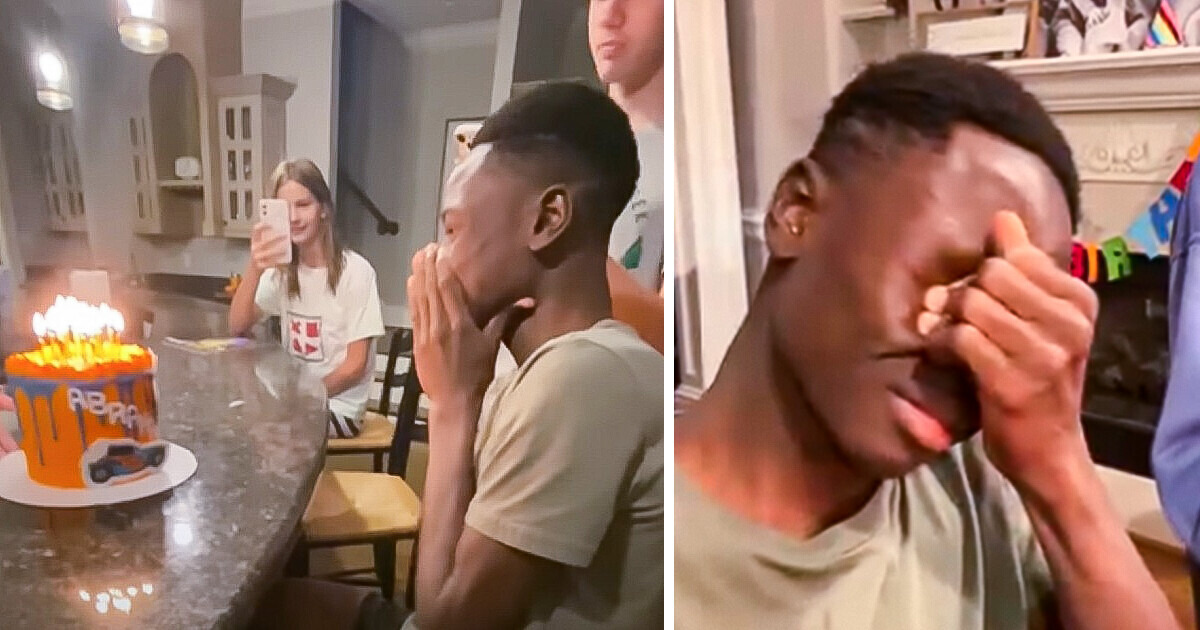 Adopted Boy, Who Never Celebrated His Birthday, Receives Touching Surprise: His First Birthday Cake
