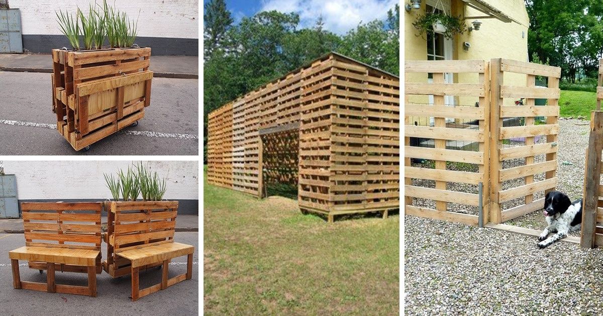 20+ Unique Pallet Ideas That Can Save Your Budget and the Planet 20+ Unique Pallet Ideas That Can Save Your Budget and the Planet