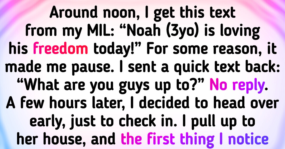My MIL Let My Child Wander Outside Alone — Her Excuse Was Terrifying My MIL Let My Child Wander Outside Alone — Her Excuse Was Terrifying