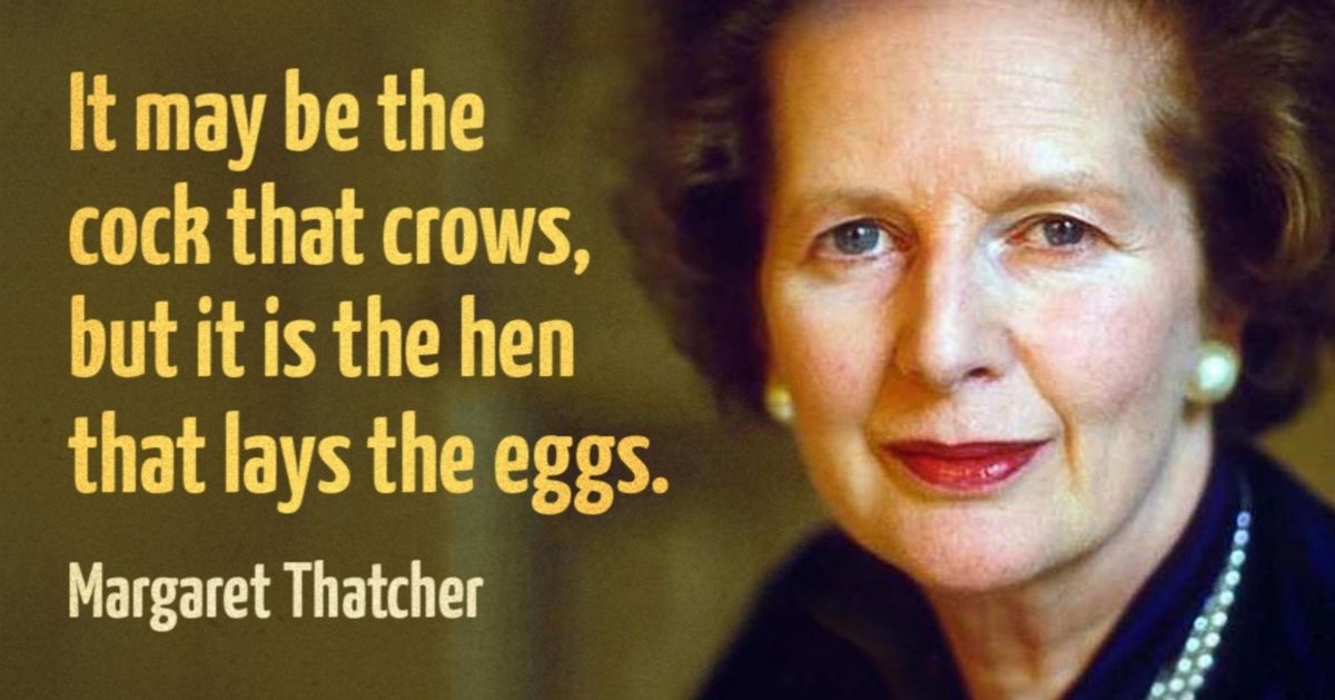 20 iron quotes from Margaret Thatcher