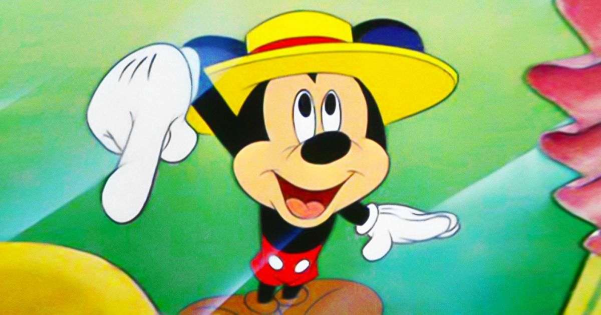 why does mickey wear gloves