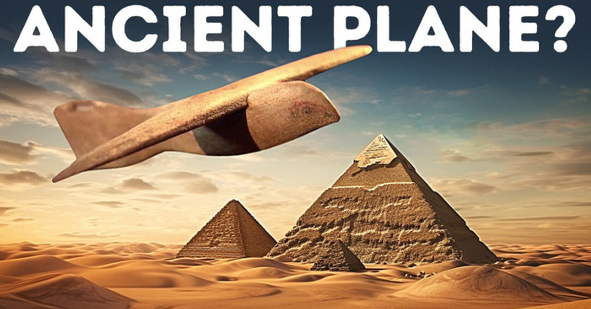 They Found an Ancient Monoplane in a Pyramid in Egypt