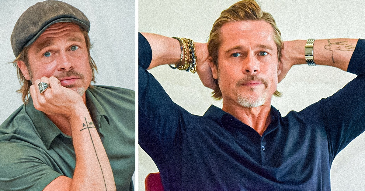 10+ of Brad Pitt's Tattoos and Their Meanings