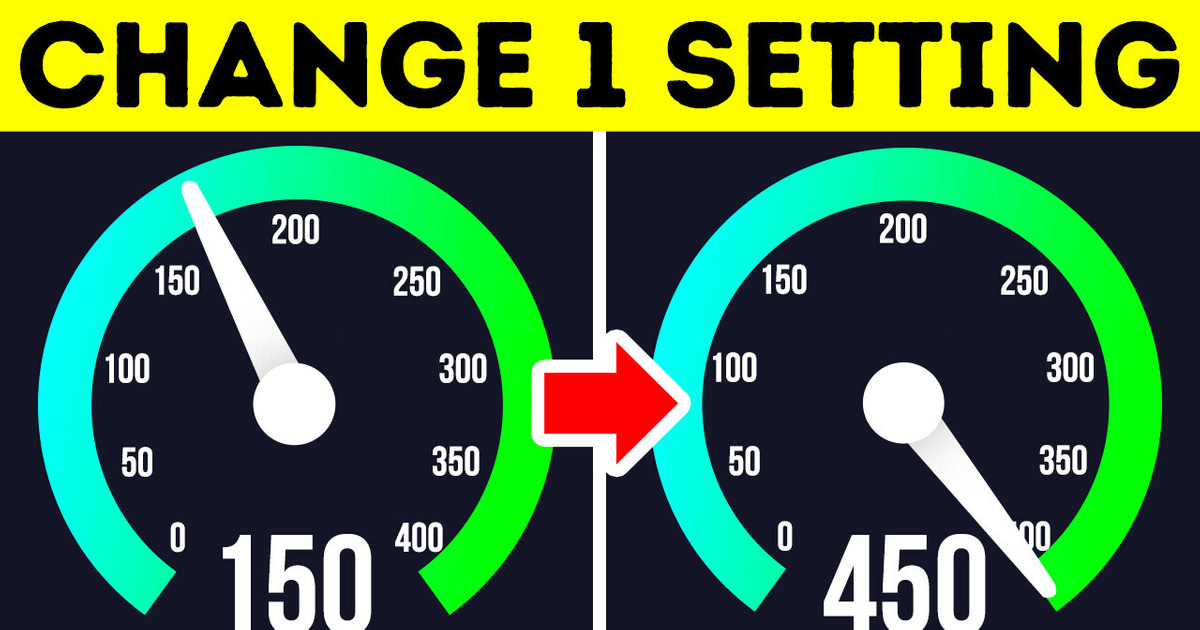 Get Faster Internet Speed With the Flip of One Switch
